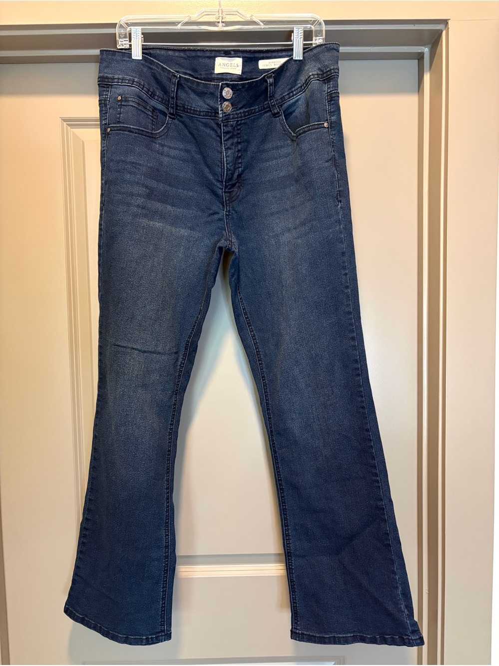 Angels Dark Rinse Curvy Bootcut Jeans